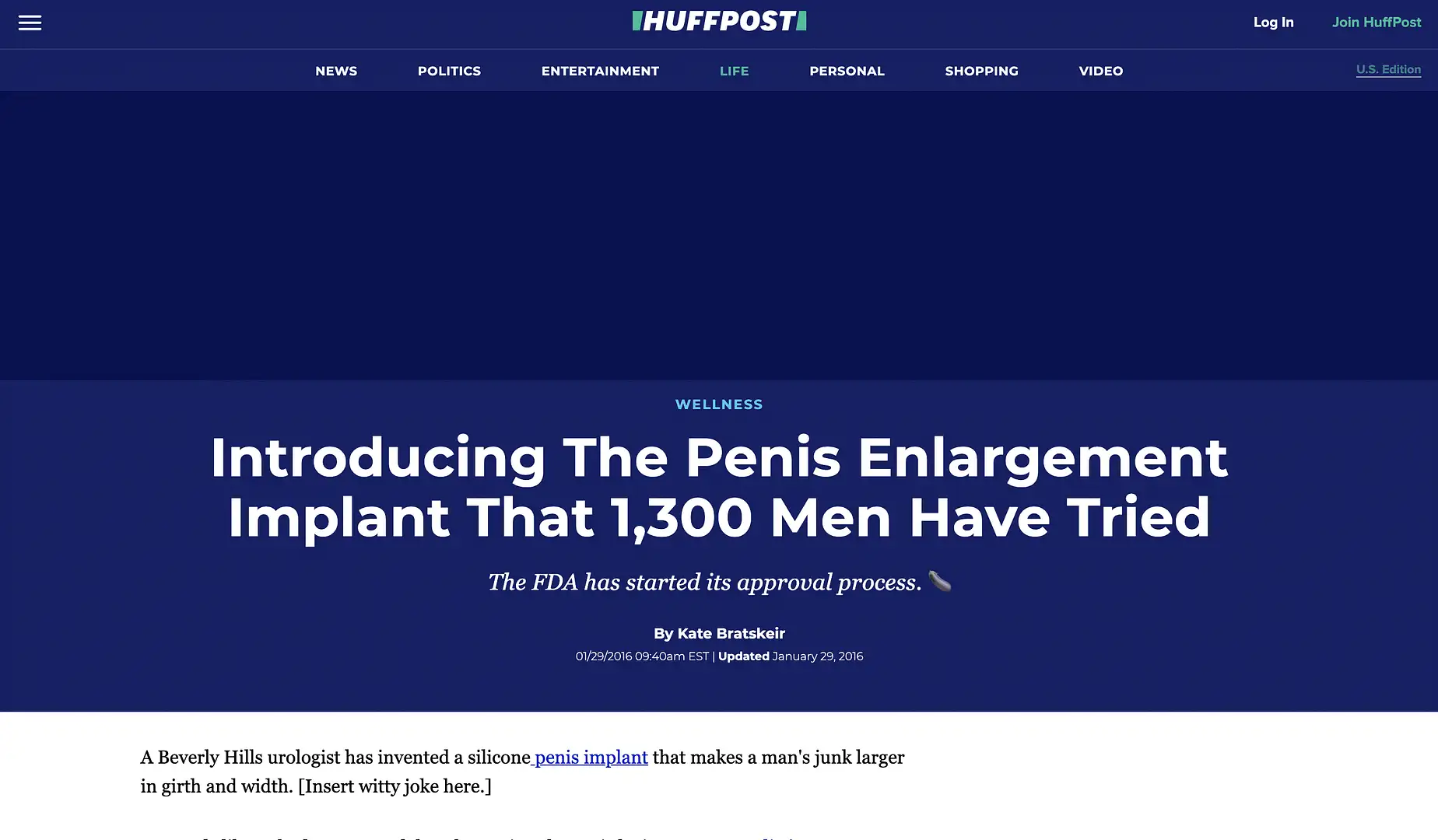 INTRODUCING THE PENIS ENLARGEMENT IMPLANT THAT 1,300 MEN HAVE TRIED